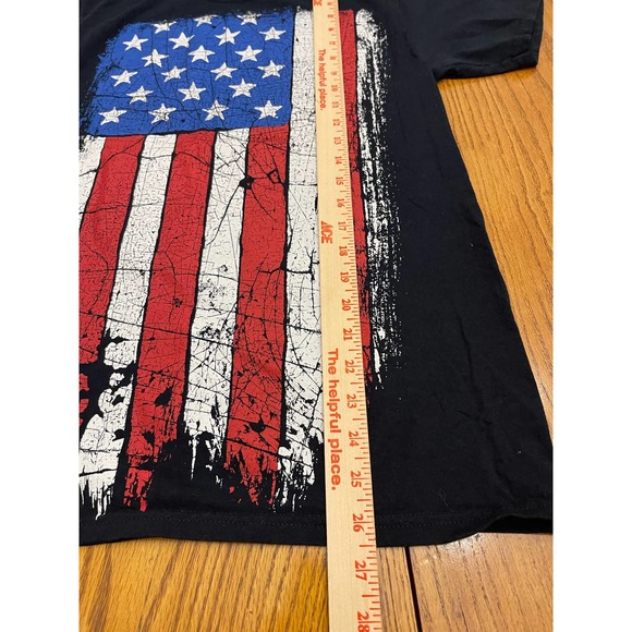 Fruit of the Loom T-shirt American Flag Unisex Sz S slightly used - Picture 6 of 7